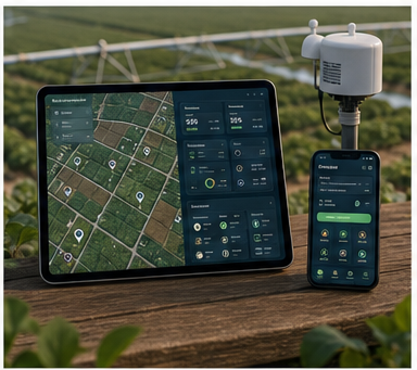 Agritech Sensor & Irrigation Dashboard
