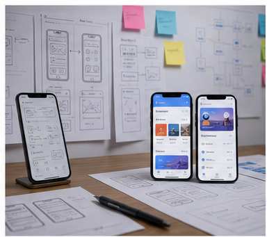 Mobile App UI/UX Design