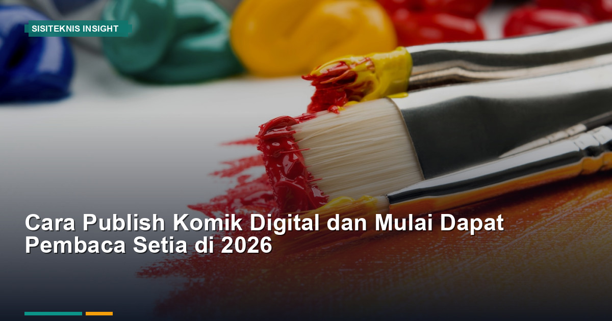Cara Publish Komik Digital di 2026: Dari File sampai Pembaca Setia