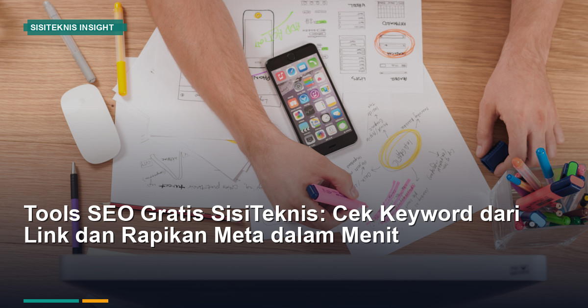 Tools SEO Gratis SisiTeknis: Cek Keyword dari Link & Rapikan Meta